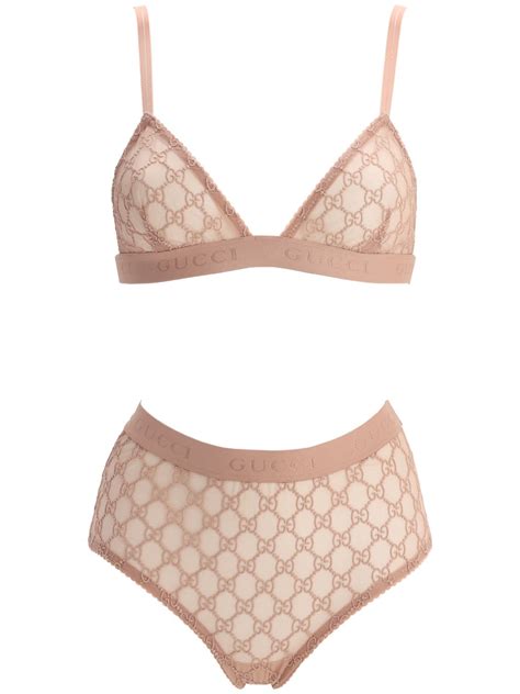 gucci underwear women|gucci panties and bra.